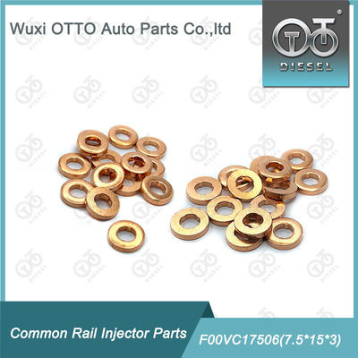 Diesel Injector Copper Washer F00VC17506 Model 7.5*15*3mm ISO9001 Certified Shim